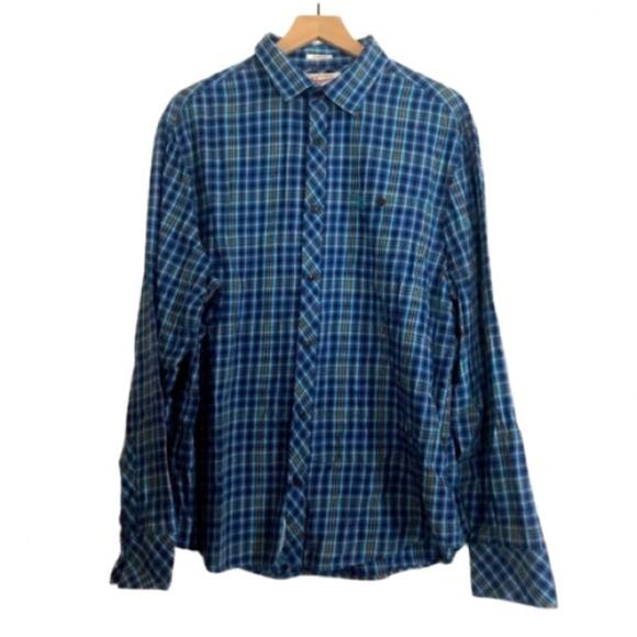 Original Penguin by Munsingwear Plaid Casual Brushed Cotton Button Down Shirt - Picture 1 of 4